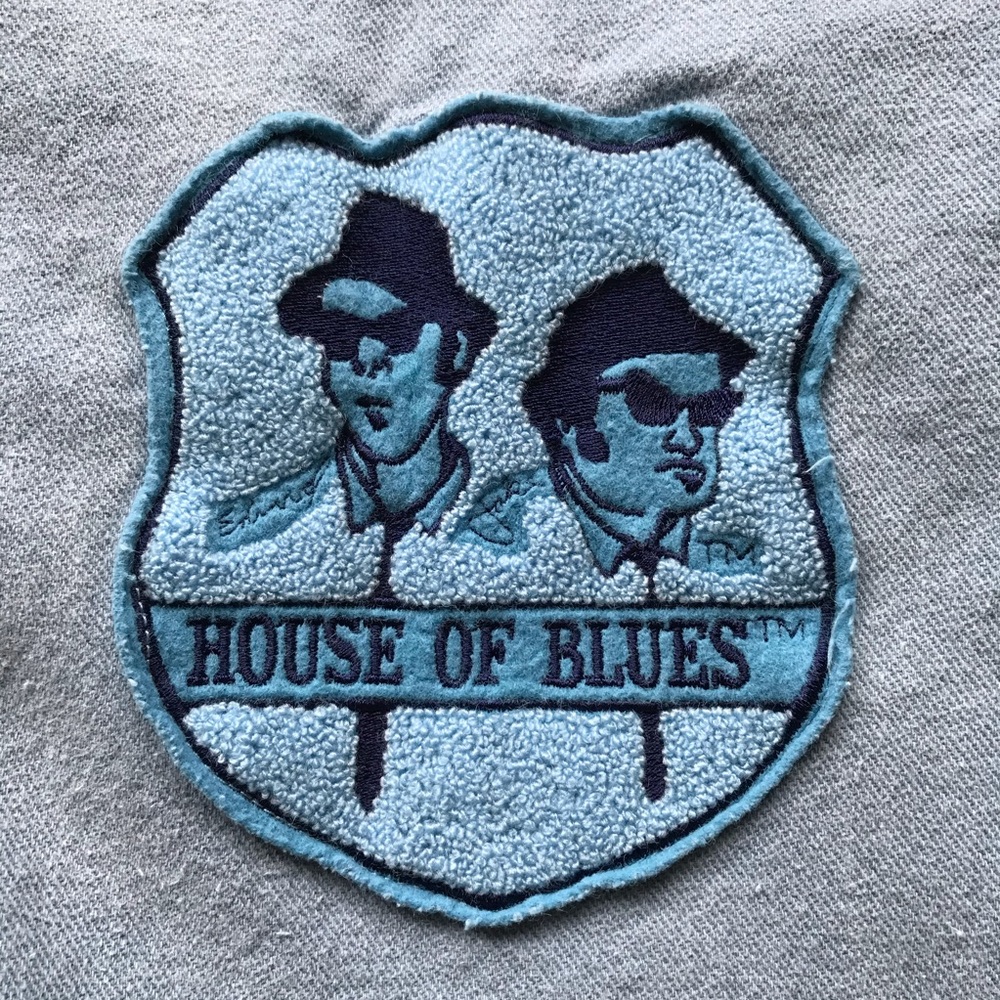 VINTAGE HOUSE OF BLUES JAKE ELWOOD BASEBALL JERSEY - Picture 3 of 6